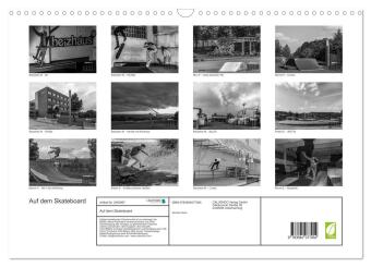 Auf dem Skateboard (Wandkalender 2027 DIN A3 quer), CALVENDO Monatskalender