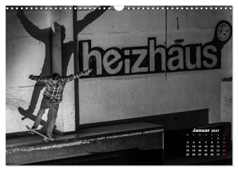 Auf dem Skateboard (Wandkalender 2027 DIN A3 quer), CALVENDO Monatskalender