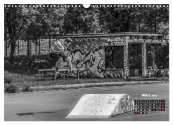 Auf dem Skateboard (Wandkalender 2027 DIN A3 quer), CALVENDO Monatskalender