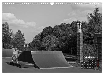 Auf dem Skateboard (Wandkalender 2027 DIN A3 quer), CALVENDO Monatskalender
