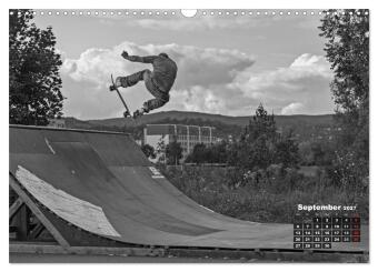 Auf dem Skateboard (Wandkalender 2027 DIN A3 quer), CALVENDO Monatskalender