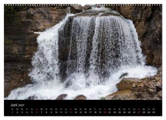 Kuhflucht Wasserfälle bei Farchant (hochwertiger Premium Wandkalender 2027 DIN A2 quer), Kunstdruck in Hochglanz