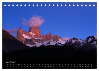 Patagonien 2027 Highlights von Manuela Seiler (Tischkalender 2027 DIN A5 quer), CALVENDO Monatskalender