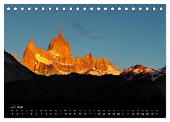 Patagonien 2027 Highlights von Manuela Seiler (Tischkalender 2027 DIN A5 quer), CALVENDO Monatskalender