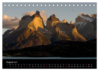 Patagonien 2027 Highlights von Manuela Seiler (Tischkalender 2027 DIN A5 quer), CALVENDO Monatskalender