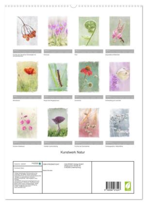 Kunstwerk Natur (hochwertiger Premium Wandkalender 2027 DIN A2 hoch), Kunstdruck in Hochglanz