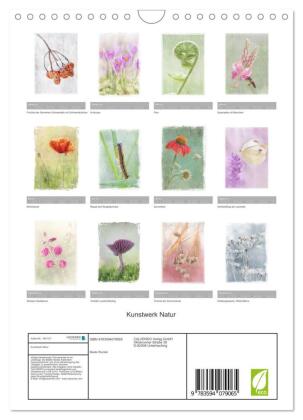 Kunstwerk Natur (Wandkalender 2027 DIN A4 hoch), CALVENDO Monatskalender