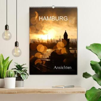 HAMBURG - Ansichten (Wandkalender 2027 DIN A2 hoch), CALVENDO Monatskalender