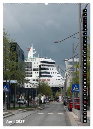 HAMBURG - Ansichten (Wandkalender 2027 DIN A2 hoch), CALVENDO Monatskalender