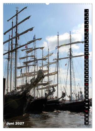 HAMBURG - Ansichten (Wandkalender 2027 DIN A2 hoch), CALVENDO Monatskalender
