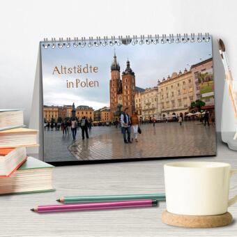 Altstädte in Polen (Tischkalender 2027 DIN A5 quer), CALVENDO Monatskalender
