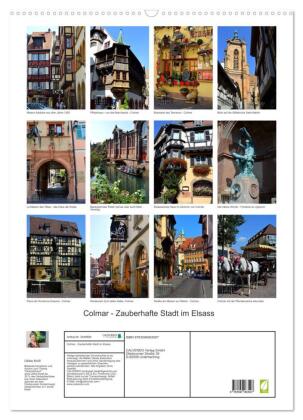 Colmar - Zauberhafte Stadt im Elsass (Wandkalender 2027 DIN A2 hoch), CALVENDO Monatskalender