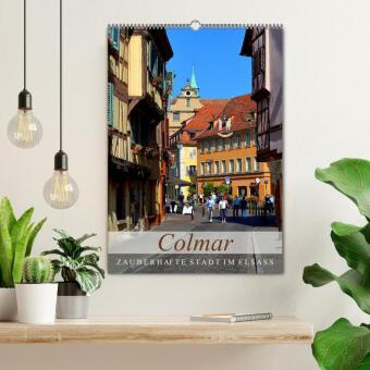 Colmar - Zauberhafte Stadt im Elsass (Wandkalender 2027 DIN A2 hoch), CALVENDO Monatskalender