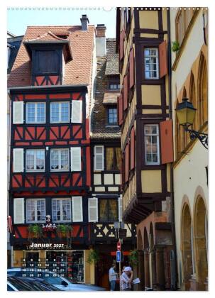 Colmar - Zauberhafte Stadt im Elsass (Wandkalender 2027 DIN A2 hoch), CALVENDO Monatskalender