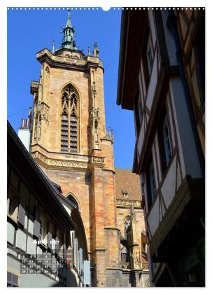 Colmar - Zauberhafte Stadt im Elsass (Wandkalender 2027 DIN A2 hoch), CALVENDO Monatskalender