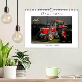 Oldtimer - Trecker Liebe (Wandkalender 2027 DIN A4 quer), CALVENDO Monatskalender