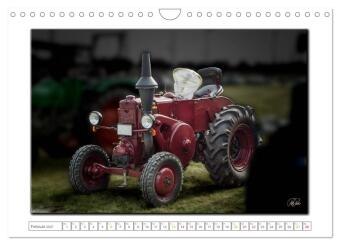 Oldtimer - Trecker Liebe (Wandkalender 2027 DIN A4 quer), CALVENDO Monatskalender