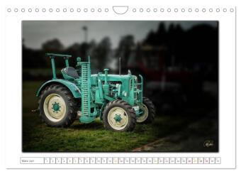 Oldtimer - Trecker Liebe (Wandkalender 2027 DIN A4 quer), CALVENDO Monatskalender