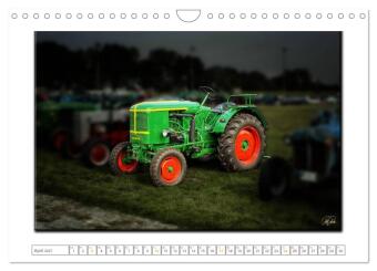 Oldtimer - Trecker Liebe (Wandkalender 2027 DIN A4 quer), CALVENDO Monatskalender