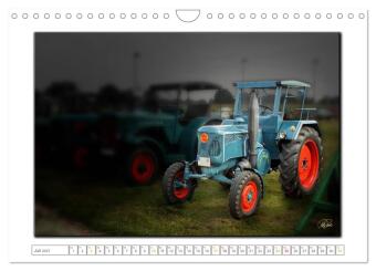 Oldtimer - Trecker Liebe (Wandkalender 2027 DIN A4 quer), CALVENDO Monatskalender