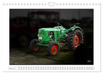 Oldtimer - Trecker Liebe (Wandkalender 2027 DIN A4 quer), CALVENDO Monatskalender