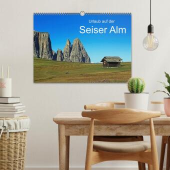 Urlaub auf der Seiser Alm (Wandkalender 2027 DIN A3 quer), CALVENDO Monatskalender