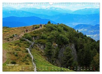 Urlaub auf der Seiser Alm (Wandkalender 2027 DIN A3 quer), CALVENDO Monatskalender