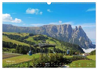 Urlaub auf der Seiser Alm (Wandkalender 2027 DIN A3 quer), CALVENDO Monatskalender