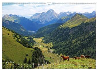 Urlaub auf der Seiser Alm (Wandkalender 2027 DIN A3 quer), CALVENDO Monatskalender