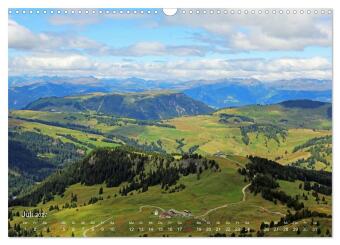 Urlaub auf der Seiser Alm (Wandkalender 2027 DIN A3 quer), CALVENDO Monatskalender