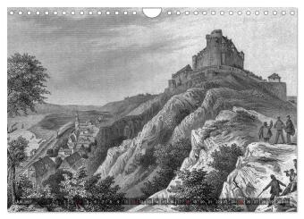Der Rhein in alten Stichen (Wandkalender 2027 DIN A4 quer), CALVENDO Monatskalender