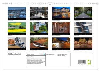 365 Tage Herford (Wandkalender 2027 DIN A3 quer), CALVENDO Monatskalender