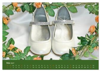 Schuhe - Schritt für Schritt durch das Jahr (hochwertiger Premium Wandkalender 2027 DIN A2 quer), Kunstdruck in Hochglanz