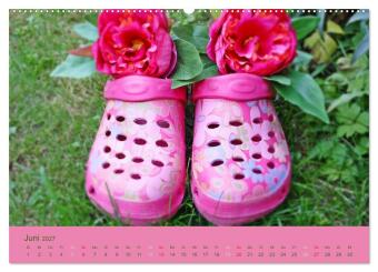 Schuhe - Schritt für Schritt durch das Jahr (hochwertiger Premium Wandkalender 2027 DIN A2 quer), Kunstdruck in Hochglanz
