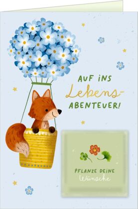 Grußkarten-Set - Willkommen! / Auf ins Lebensabenteuer!