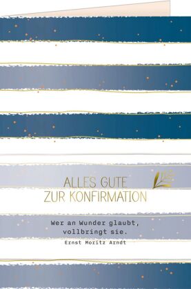 Grußkarten-Set - Alle guten Wünsche zur Konfirmation / Alles Gute zur Konfirmation