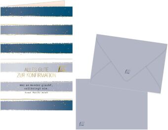 Grußkarten-Set - Alle guten Wünsche zur Konfirmation / Alles Gute zur Konfirmation