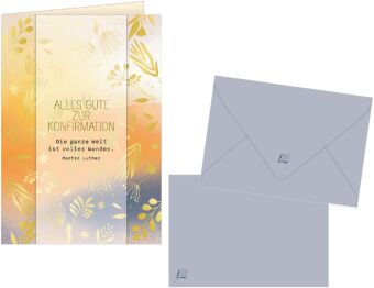 Grußkarten-Set - Alle guten Wünsche zur Konfirmation / Alles Gute zur Konfirmation