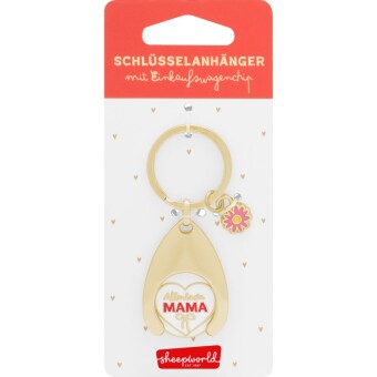Schlüsselanhänger mit Chip Motiv "Allerbeste Mama"