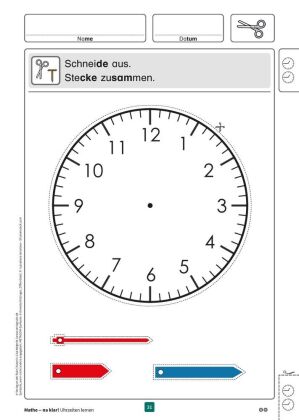 Mathe - na klar! Uhrzeiten lernen