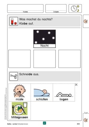 Mathe - na klar! Uhrzeiten lernen