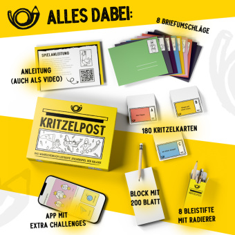 Kritzelpost  Das lustige Zeichenspiel