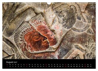 Tempel rund um Angkor Wat (Wandkalender 2027 DIN A3 quer), CALVENDO Monatskalender