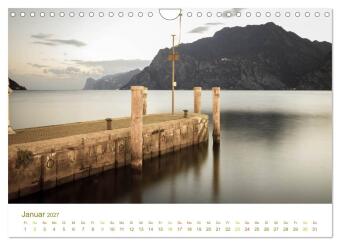 GARDASEE - das Nordufer (Wandkalender 2027 DIN A4 quer), CALVENDO Monatskalender