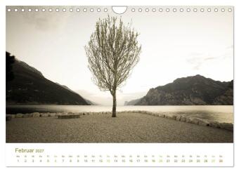 GARDASEE - das Nordufer (Wandkalender 2027 DIN A4 quer), CALVENDO Monatskalender