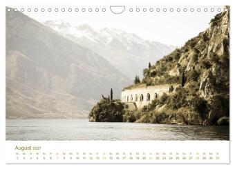 GARDASEE - das Nordufer (Wandkalender 2027 DIN A4 quer), CALVENDO Monatskalender