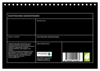 EXOTISCHES SÜDOSTASIEN (Tischkalender 2027 DIN A5 quer), CALVENDO Monatskalender