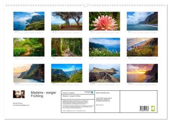 Madeira - ewiger Frühling (Wandkalender 2027 DIN A2 quer), CALVENDO Monatskalender