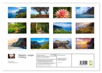 Madeira - ewiger Frühling (hochwertiger Premium Wandkalender 2027 DIN A2 quer), Kunstdruck in Hochglanz