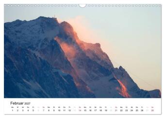 Zugspitz-Impressionen (Wandkalender 2027 DIN A3 quer), CALVENDO Monatskalender